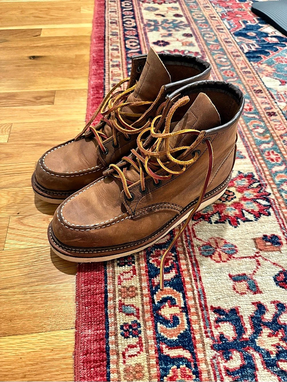 Red Wing Shoes 1907 Moc Toe Boots Brown US 9 D